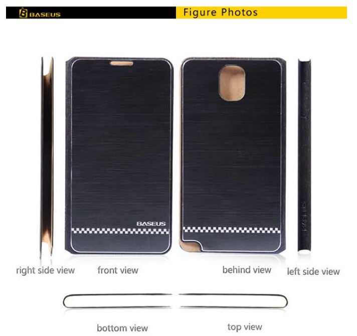 BASEUS - BASEUS vska till Samsung Galaxy Note 3 (Silver)