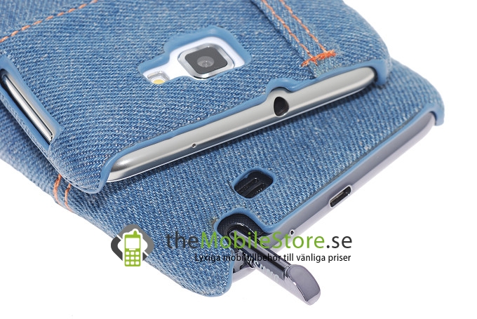 A-One Brand
Denim Baksideskal till Samsung Galaxy Note (LJUS BLÅ)