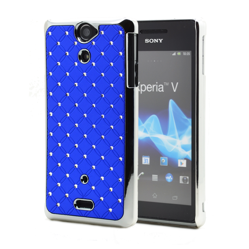OEM
Diamante Skal till Sony Xperia V LT25i - (Mörk Blå)