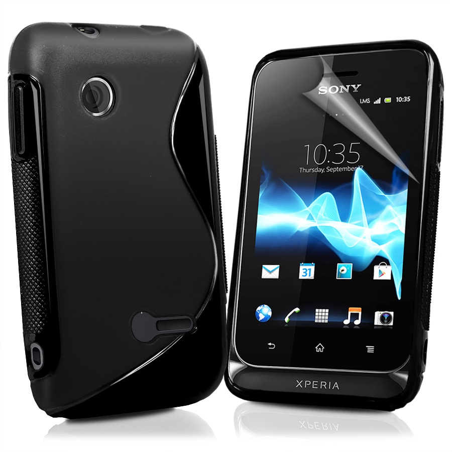 Étui Horizontal Universel Noir Pour Sony Ericsson Xperia Tipo - Cuir écologique - Anti-choc