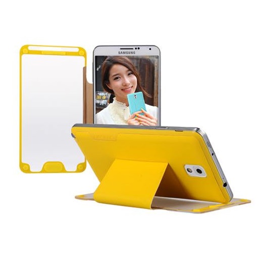 BASEUS - BASEUS flip fodral till Samsung Galaxy Note 3 N9000 (Gul)