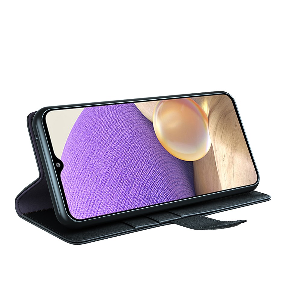 A-One Brand - Äkta Läder Fodral till Galaxy A32 5G - Brun