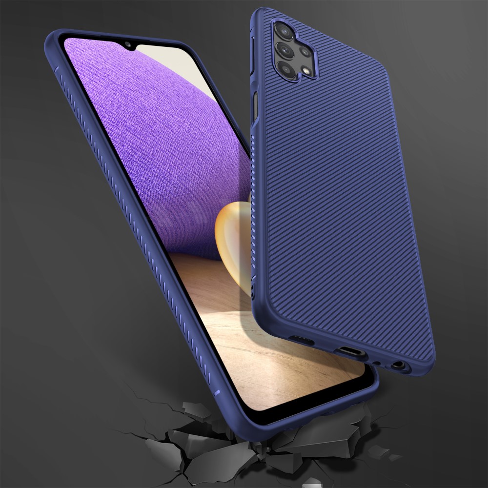 A-One Brand
Twill Texture Flexicase Skal till Galaxy A32 5G - Blå