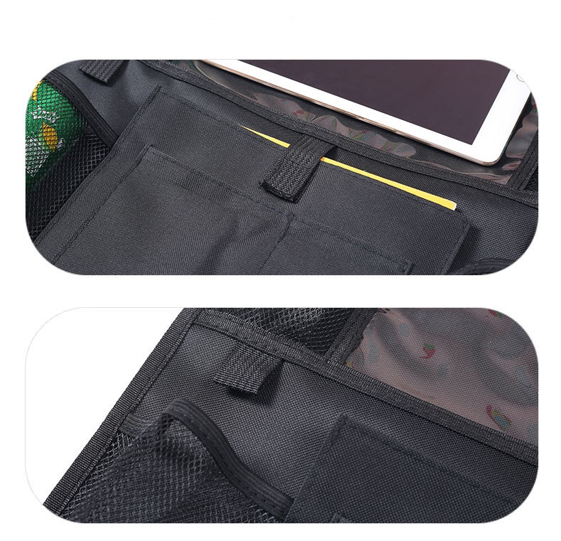 A-One Brand - [1-PACK] Universal iPad-hållare för bilens baksäte med flera fack