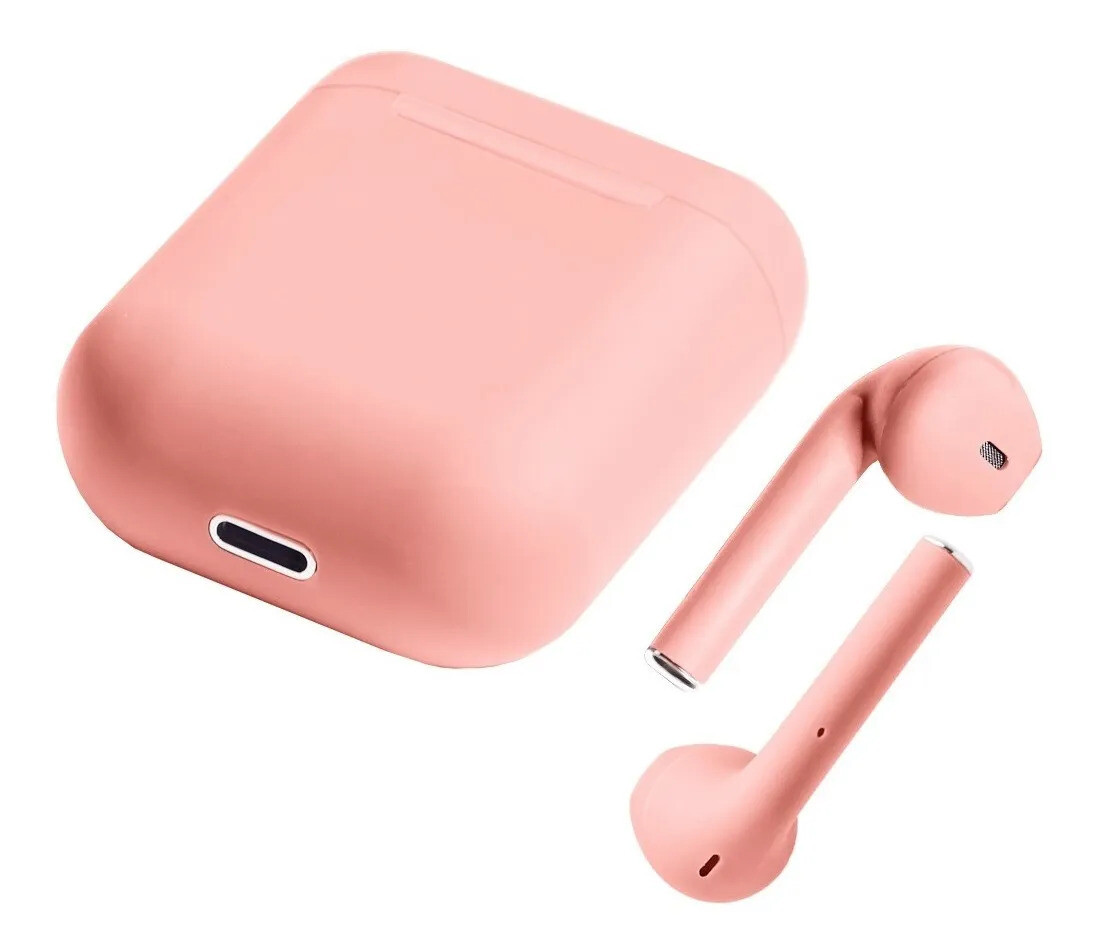 A-One Brand - i12S TWS Trådlösa hörlurar, Bluetooth 5.0 - Rosa
