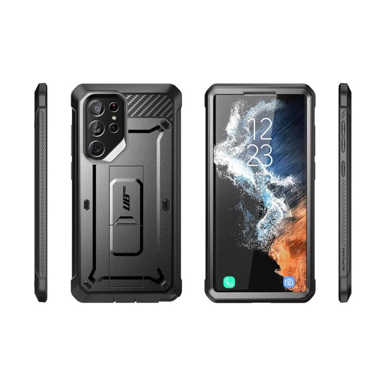 SupCase - SupCase 2-set Galaxy S22 Ultra Skal Unicorn Beetle Pro - Svart