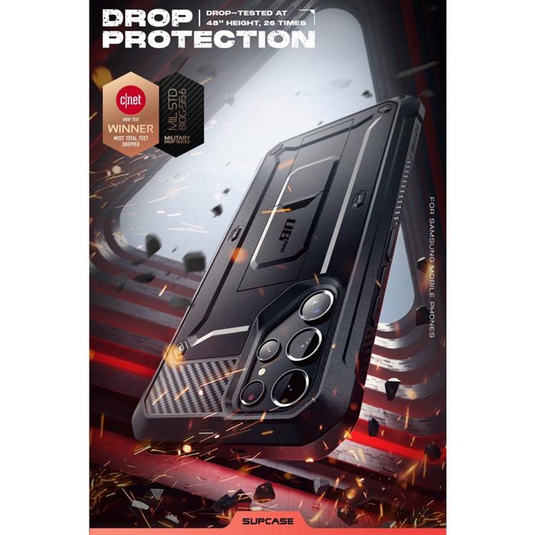 SupCase - SupCase 2-set Galaxy S22 Ultra Skal Unicorn Beetle Pro - Svart