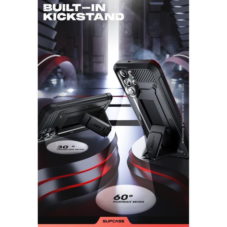 SupCase - SupCase 2-set Galaxy S22 Ultra Skal Unicorn Beetle Pro - Svart