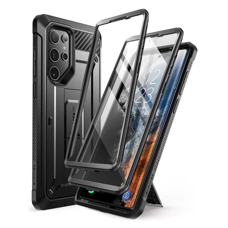 SupCase - SupCase 2-set Galaxy S22 Ultra Skal Unicorn Beetle Pro - Svart