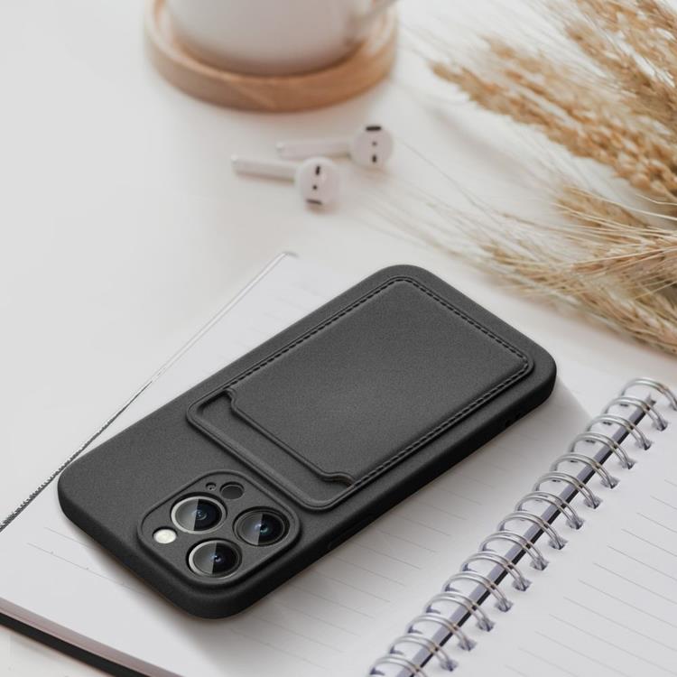 Forcell - Forcell iPhone 7/8/SE (2020/2022) Skal Korthållare - Svart