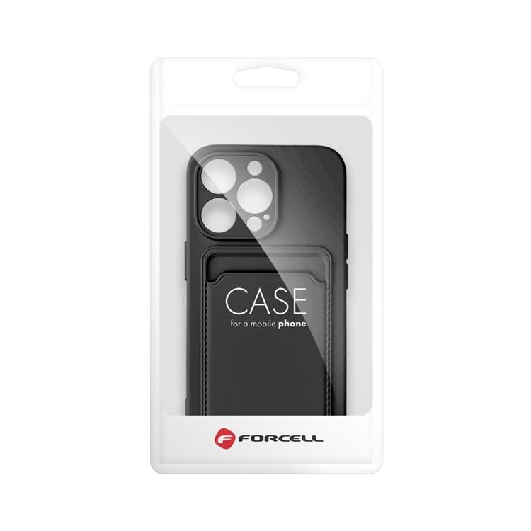 Forcell - Forcell iPhone 7/8/SE (2020/2022) Skal Korthållare - Svart
