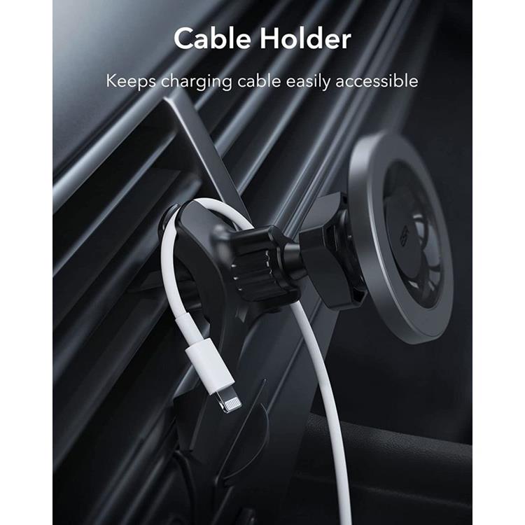 ESR - ESR Halolock Magnetisk Vent Bilhållare Magsafe - Svart