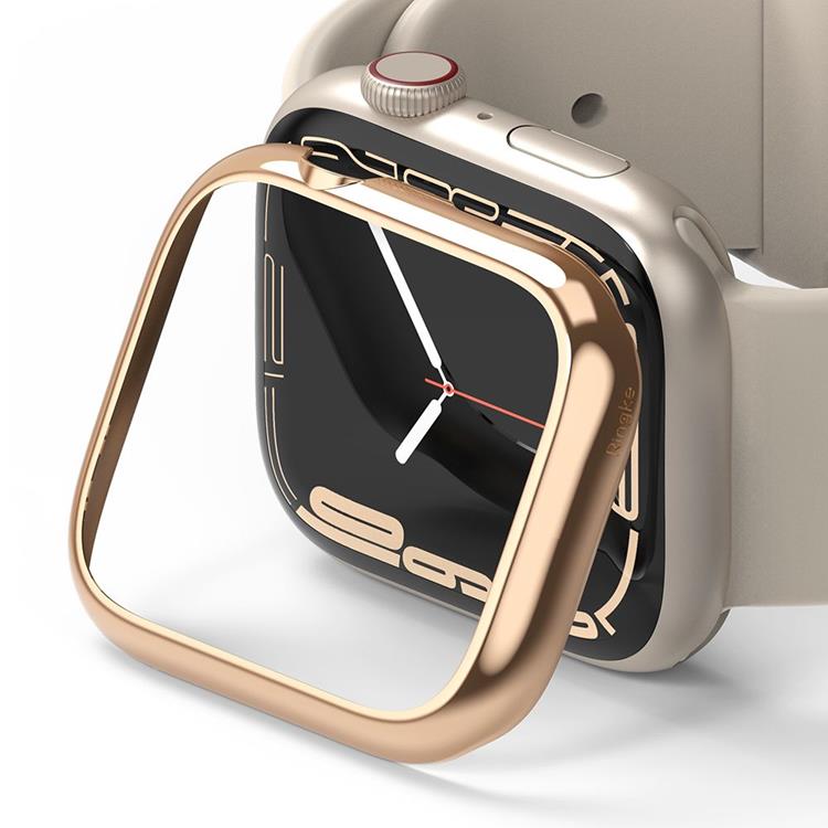 Ringke - Ringke Bezel Styling Skal Apple Watch 7 (41mm) - Rose Guld