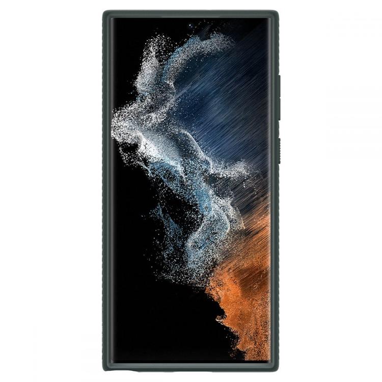 Spigen - Spigen Liquid Air Skal Galaxy S22 Ultra - Grön