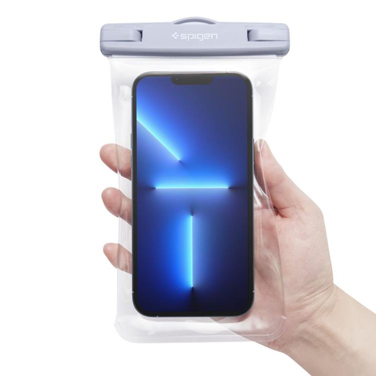 Spigen - Spigen 2-Pack Universala Vattentät Mobilväskor A601 - Aqua Blå