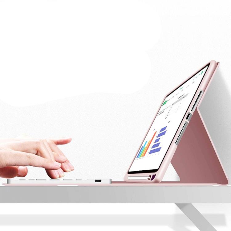 Tech-Protect - SC iPad Air 4/5 (2020/2022) Fodral och Tangentbord - Rosa