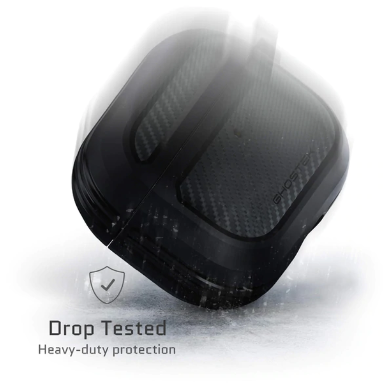 Ghostek - Ghostek Crusher Carbon Fiber Skal Airpods Pro - Svart