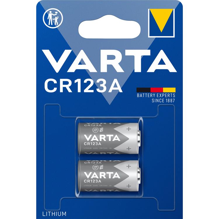 Produktfoto för Varta Photo Lithium - Batteri CR123A - Li - 1600 mAh