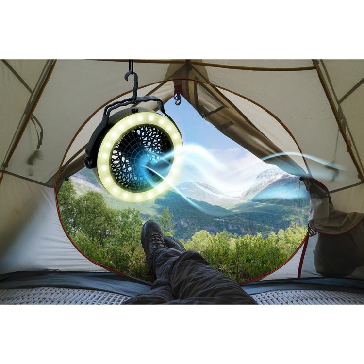 UTGATT5 - Grundig Campinglampa med Fläkt