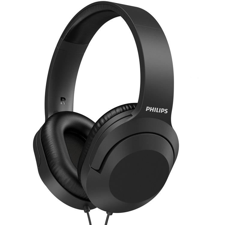 Philips - Philips Hörlurar med sladd Over-ear Svart