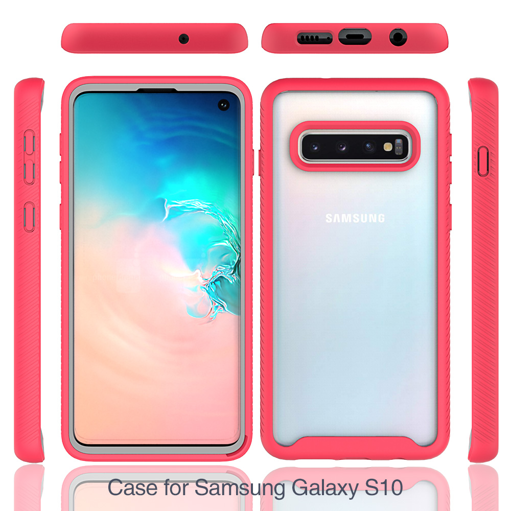 A-One Brand - Tvådelat Skal till Samsung Galaxy S10 - Svart