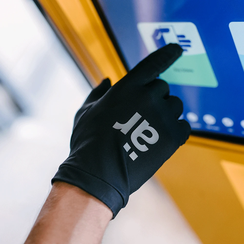 Är
Är Antiviral handskar med ViralOff® skydd - Svart (L)