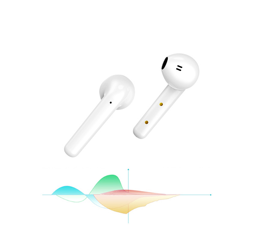 A-One Brand - TWS Air True Trådlösa hörlurar - Bluetooth 5.0 - Vit