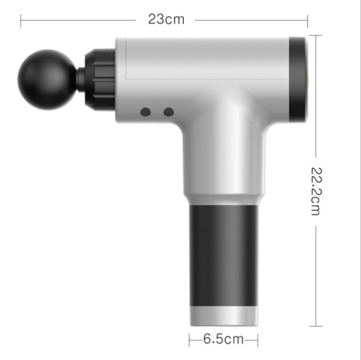A-One Brand
Uppladdningsbar Massagepistol med 4 massagehuvuden - Silver