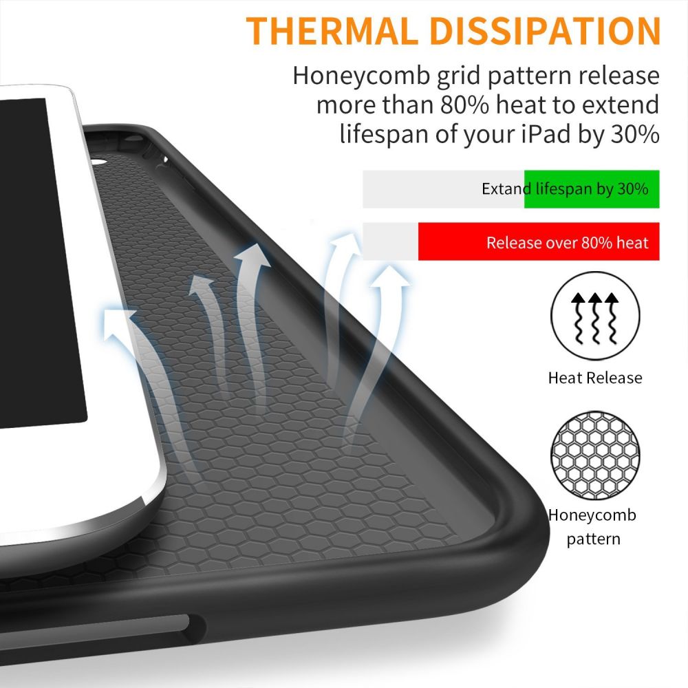Tech-Protect - Tech-Protect Smartcase Fodral iPad Air Svart
