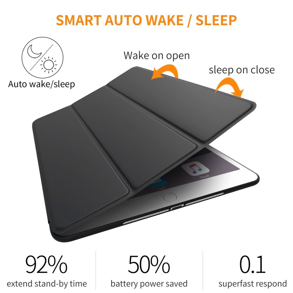 Tech-Protect - Tech-Protect Smartcase Fodral iPad Air Svart