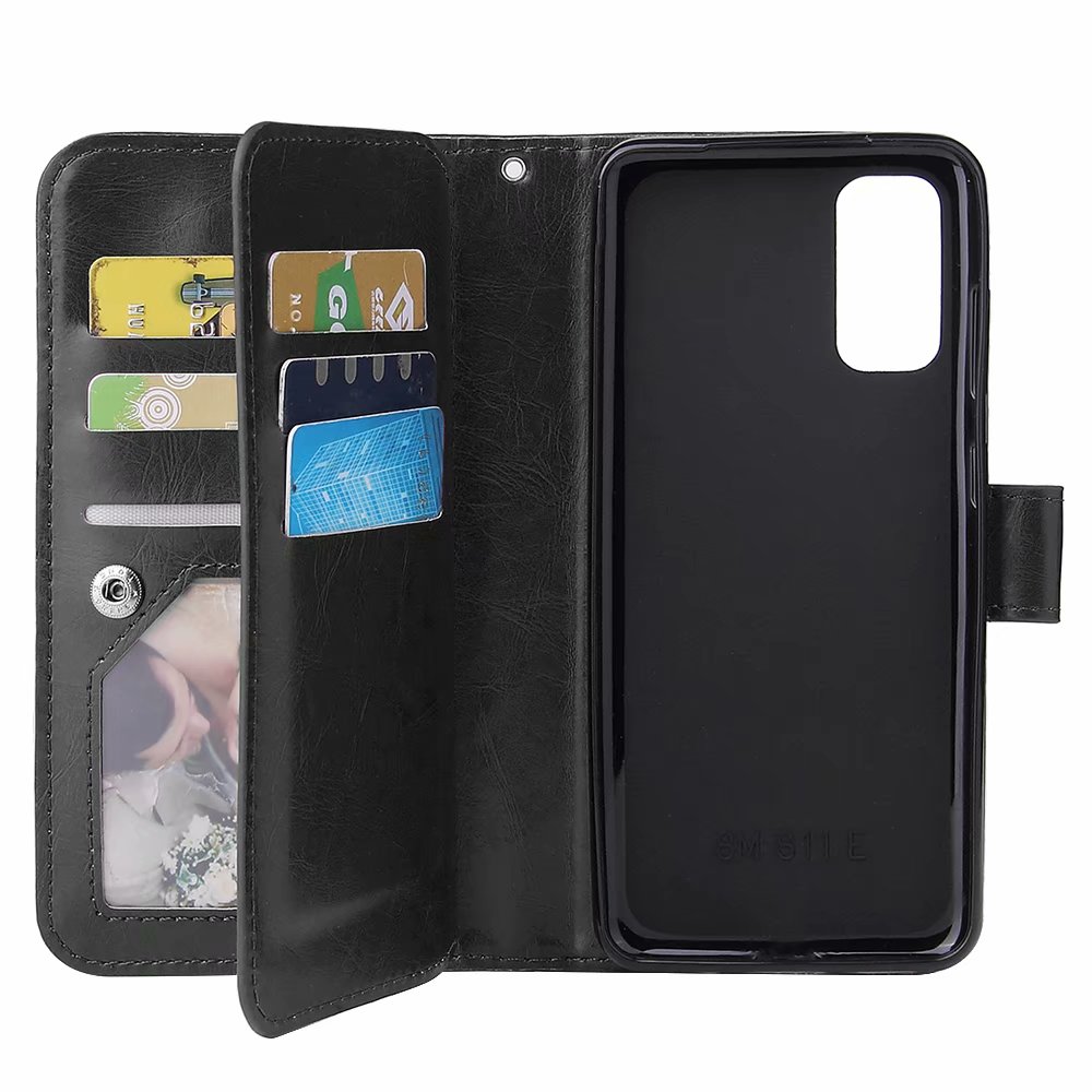 A-One Brand - Multiple Card Slots Plånboksfodral Galaxy S21 - Svart