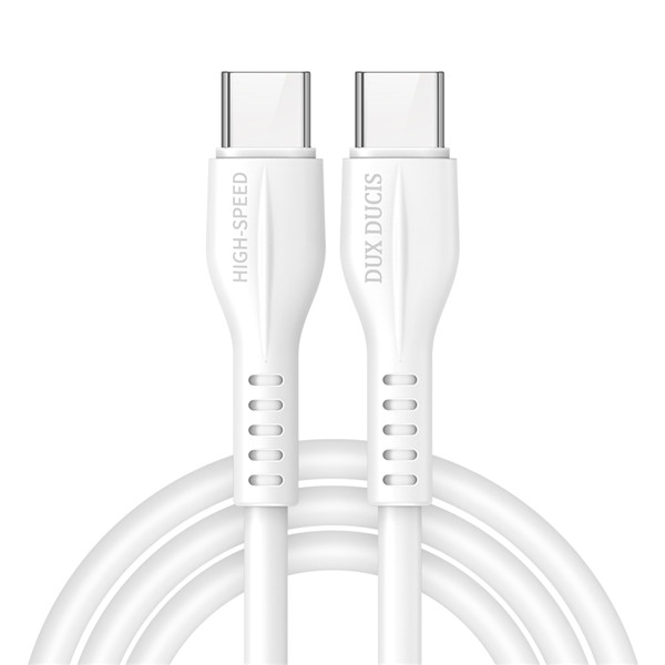 Dux Ducis - Dux Ducis USB-C till USB-C 60 W kabel - 2.4A, 1M - VIT