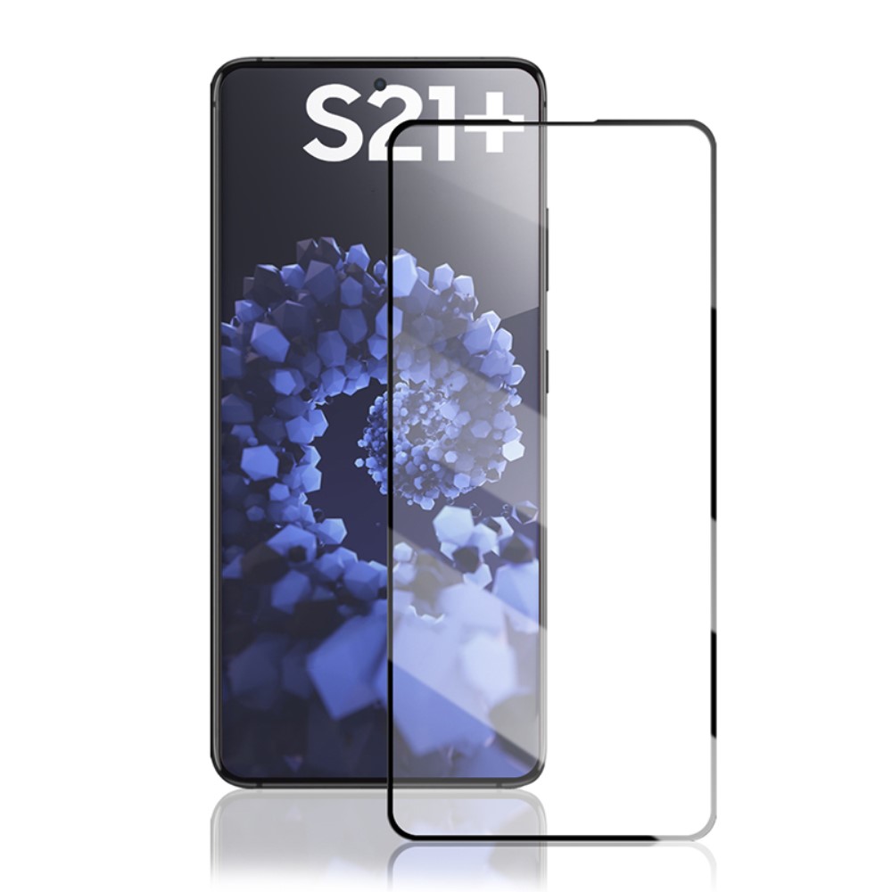 Mocolo - MOCOLO Härdat Glas till Samsung Galaxy S21 Plus - Svart