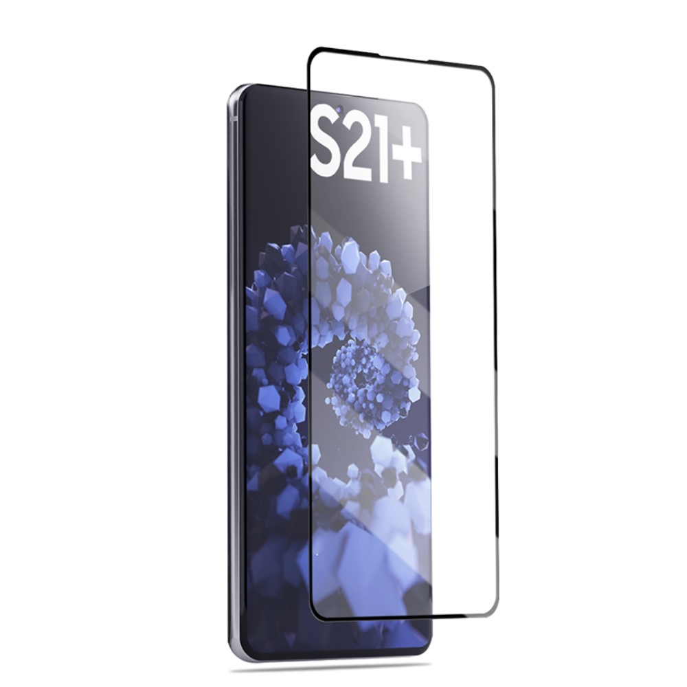 Mocolo - MOCOLO Härdat Glas till Samsung Galaxy S21 Plus - Svart