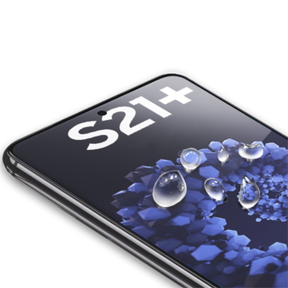 Mocolo - MOCOLO Härdat Glas till Samsung Galaxy S21 Plus - Svart