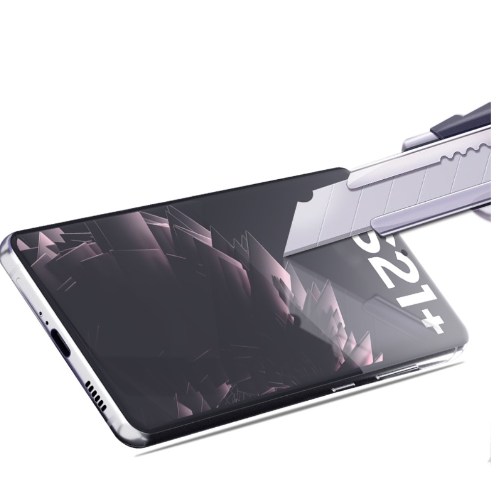 Mocolo - MOCOLO Härdat Glas till Samsung Galaxy S21 Plus - Svart