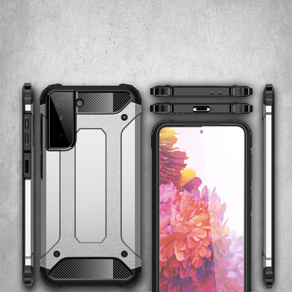 A-One Brand - Armor Guard Hybrid Mobilskal Galaxy S21 - Guld