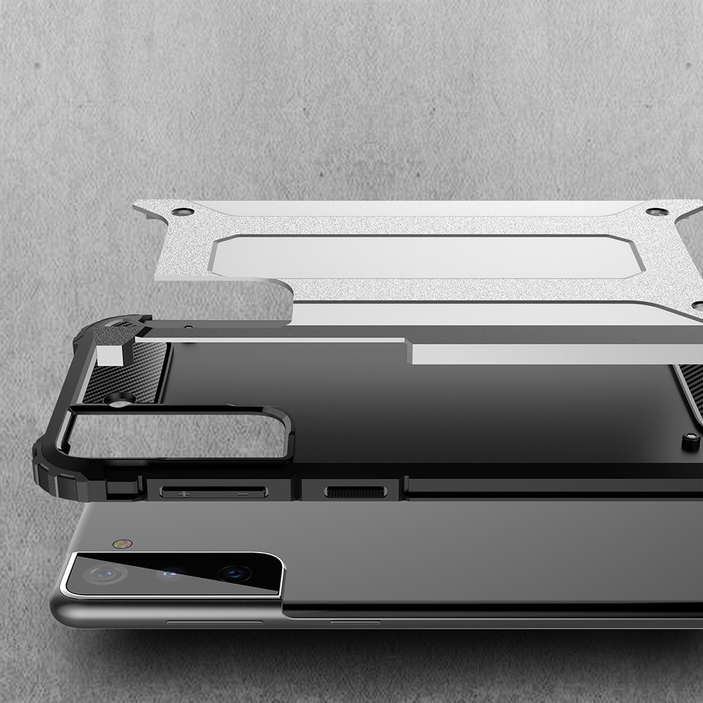A-One Brand - Armor Guard Hybrid Mobilskal Galaxy S21 - Guld