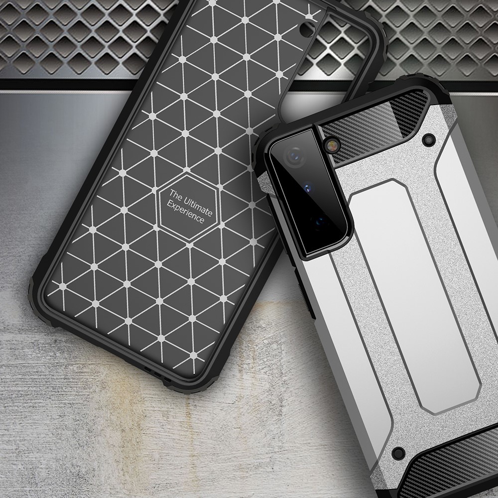 A-One Brand - Armor Guard Hybrid Mobilskal Galaxy S21 - Guld