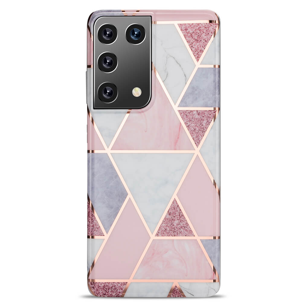 Boom of Sweden - BOOM - Grid skal Galaxy S21 Ultra - Pink Marmor