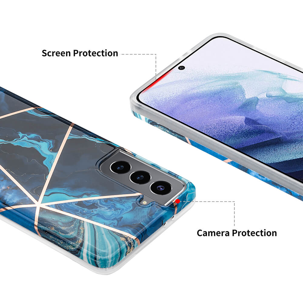 Boom of Sweden - BOOM - Grid skal till Galaxy S21 - Grön Marmor