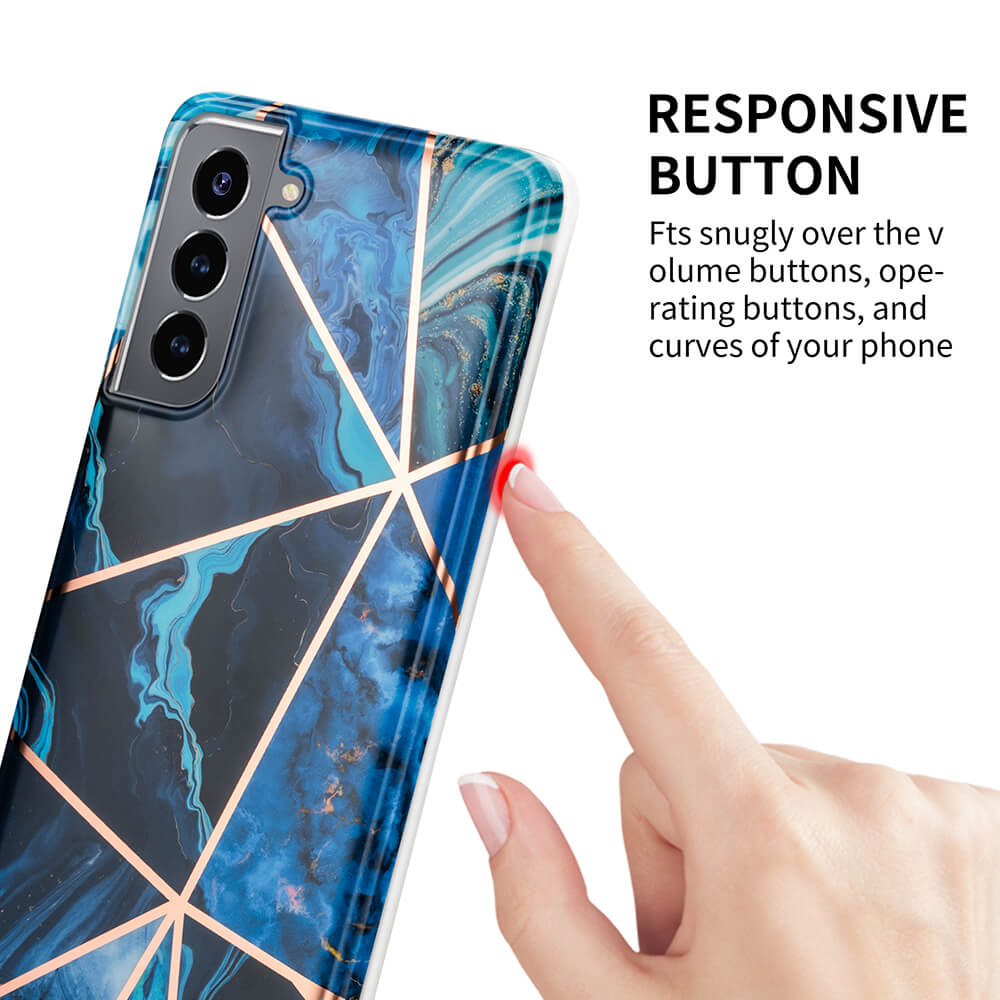 Boom of Sweden - BOOM - Grid skal till Galaxy S21 - Grön Marmor