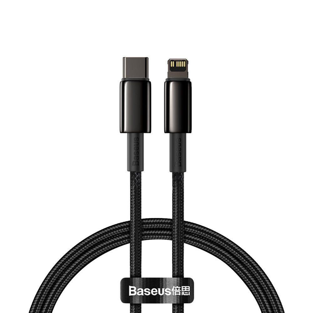BASEUS
BASEUS Data Pd20W Type-C Lightning kabel 200cm Svart