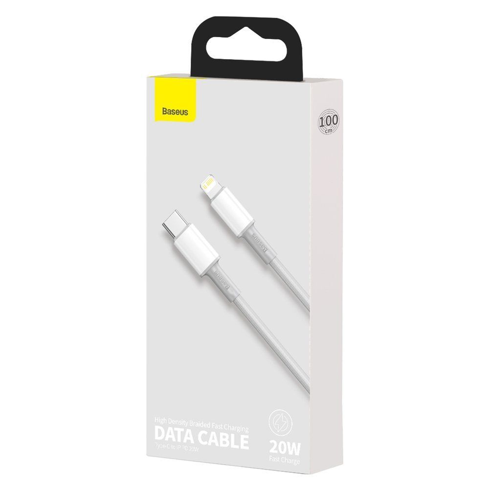 BASEUS
BASEUS Data Pd20W Type-C Lightning kabel 200cm Vit