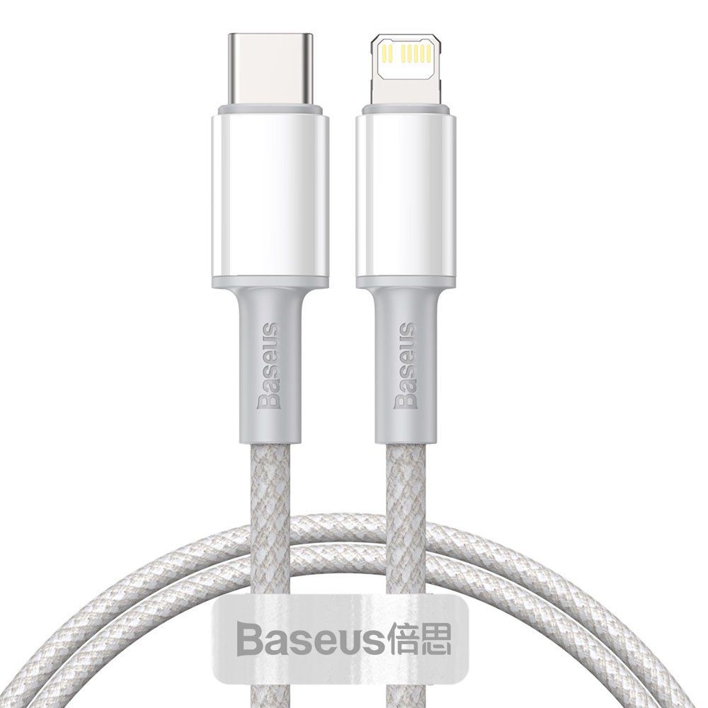 BASEUS
BASEUS Data Pd20W Type-C Lightning kabel 200cm Vit