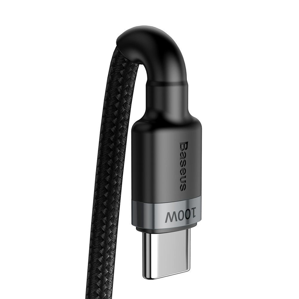 BASEUS
BASEUS Pd100W/Qc3.0 Type-C kabel 200cm Grå/Svart