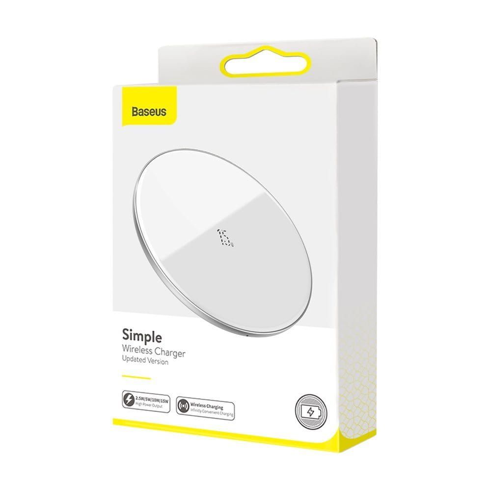 BASEUS
BASEUS Simple 15W Trådlös Laddare Vit