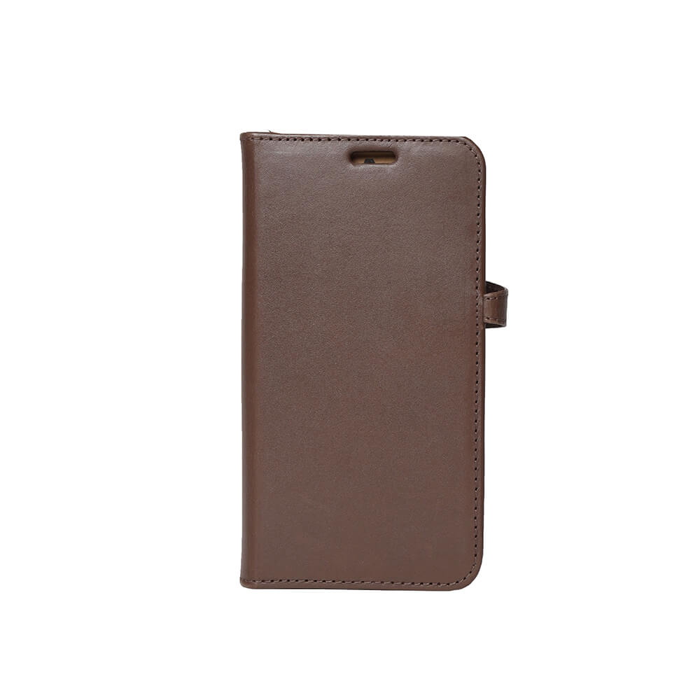 BUFFALO - Buffalo äkta skinn plånboksfodral iPhone 13 Pro Max - Brun