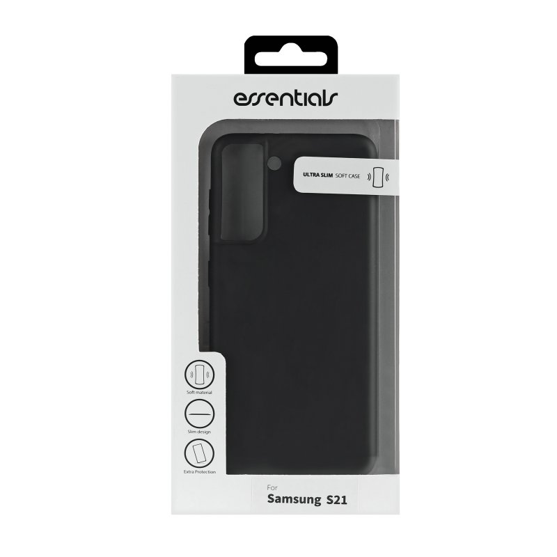Essentials - Essentials Samsung Galaxy S21 TPU skal Svart