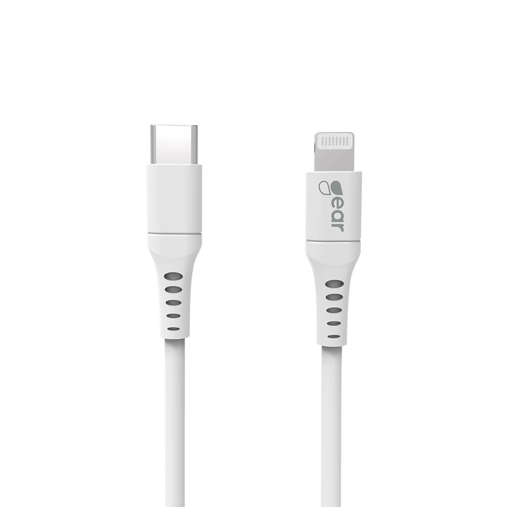 GEAR
GEAR Laddkabel USB-C till Lightning 1m Vit MFI C94